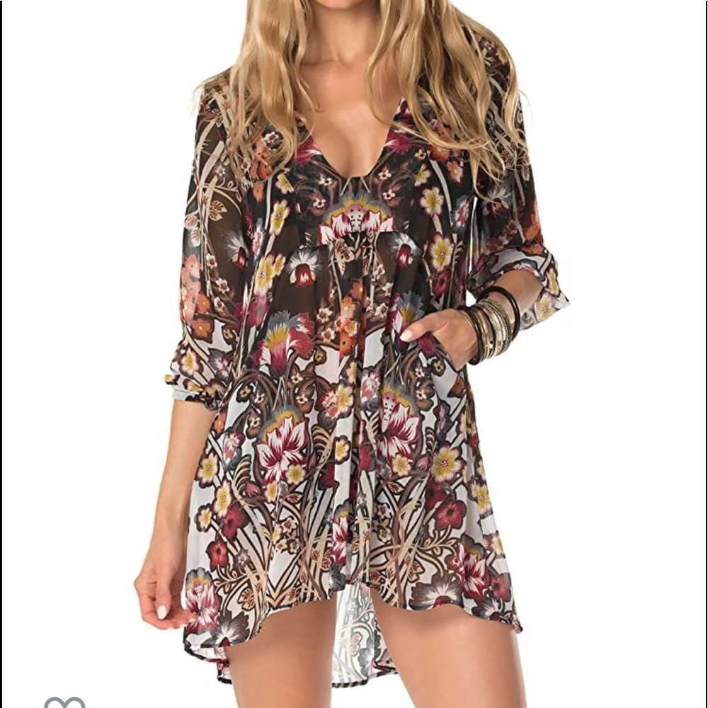 BECCA HAVANA TUNIC SWIM COVER UP